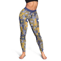 Ekamawir omo Nauru Leggings Pacific Patchwork Xmas Vibes - Polynesian Pride