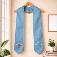 Federated States Of Micronesia Graduation Stole Flag Style