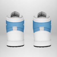 Federated States Of Micronesia High Sneakers AJ1 Coat Of Arms Flag Inspired