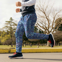 Federated States of Micronesia Merry Christmas Jogger Pants Pacific Patchwork Xmas Vibes - Polynesian Pride