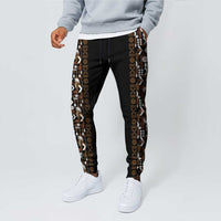 Fiji Bati Jogger Pants Masi-inspired Tapa Pattern LT9 - Polynesian Pride