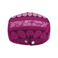 Fiji Marau na Kerisimasi Jeff Hat Pink Tapa Masi Inspired Christmas - Polynesian Pride