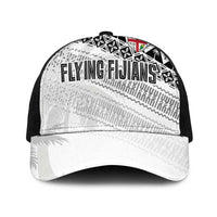 Fiji Rugby Kaiviti Masi Baseball Net Cap Black - Polynesian Pride