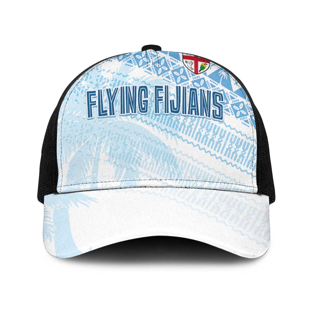 Fiji Rugby Kaiviti Masi Baseball Net Cap Turquoise - Polynesian Pride