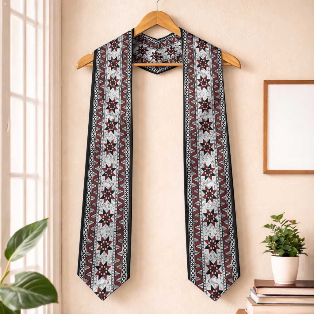Fijian Masi Pattern Special Graduation Stole
