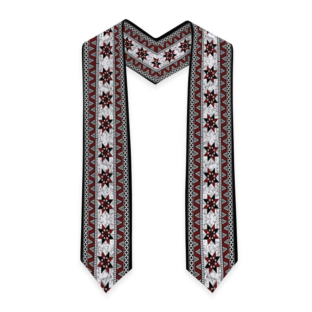 Fijian Masi Pattern Special Graduation Stole