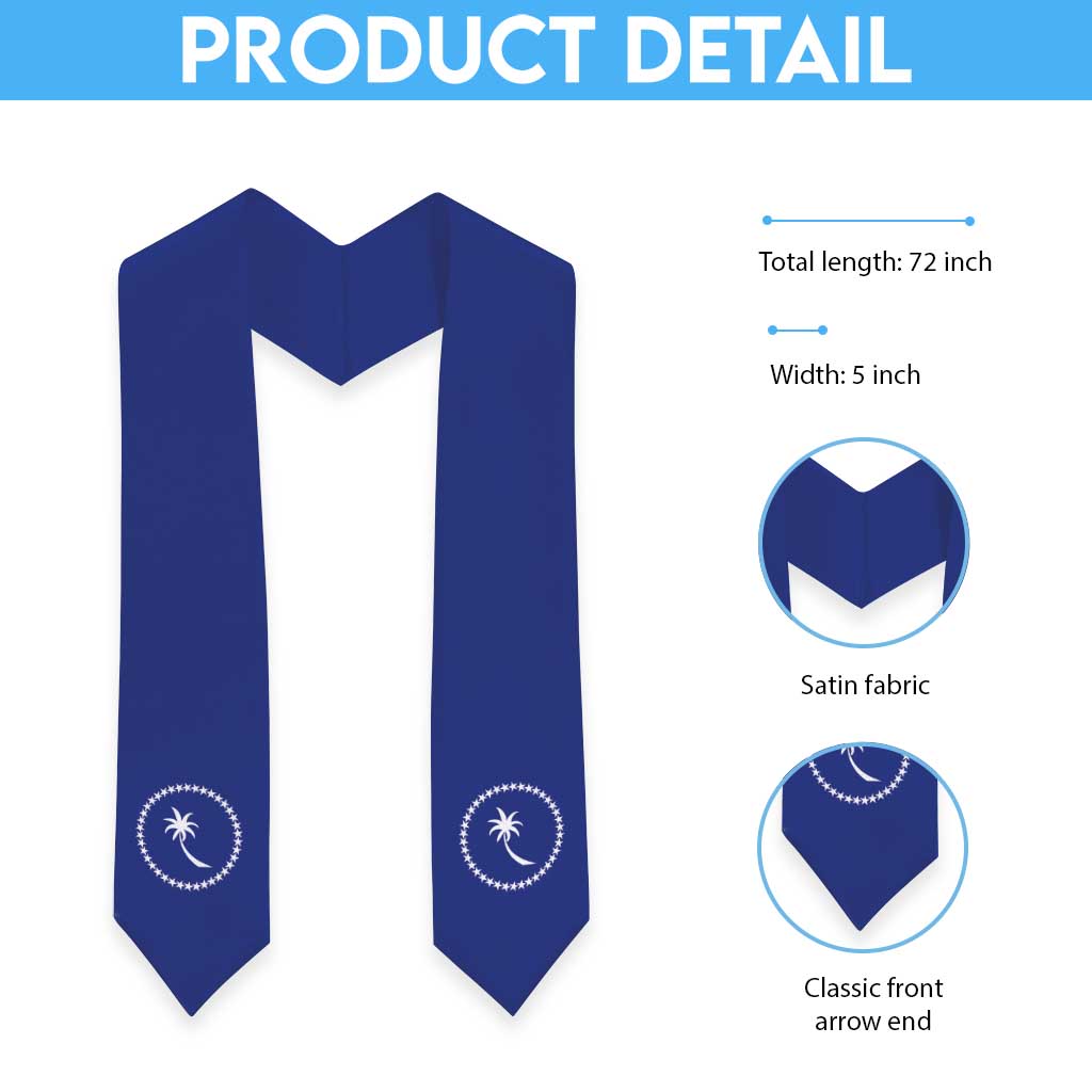 FSM Chuuk Graduation Stole Flag Style