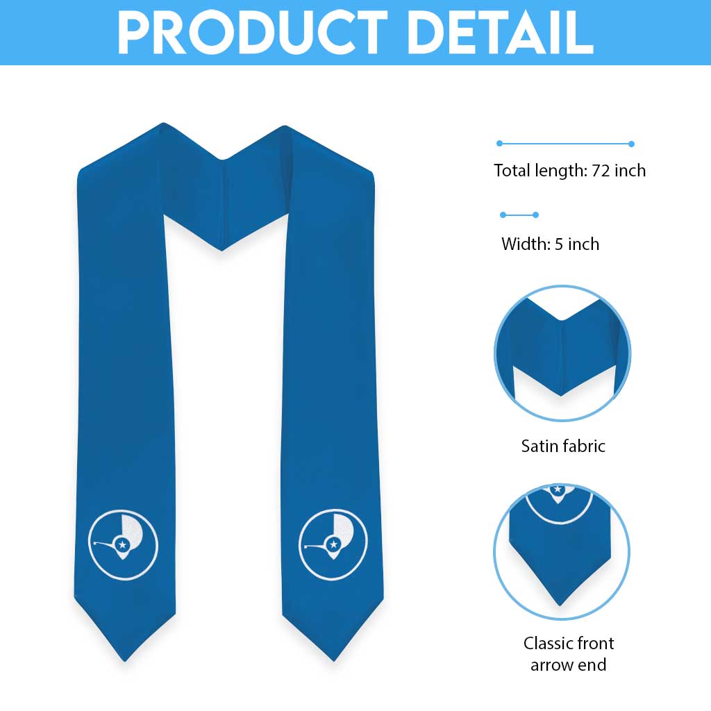 FSM Yap Graduation Stole Flag Style