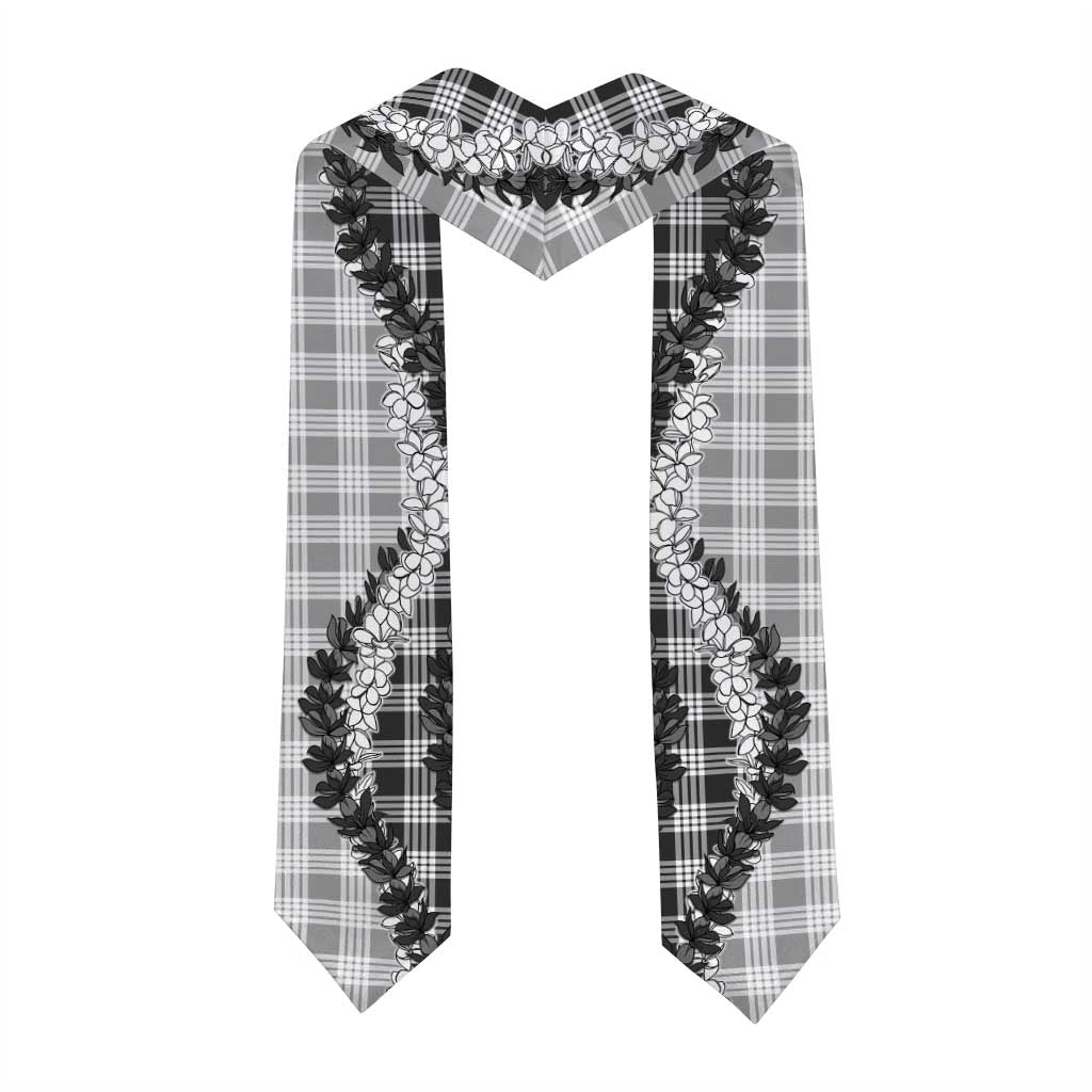 Gray Hawaii Palaka Graduation Stole Hawaiian Honohono Lei