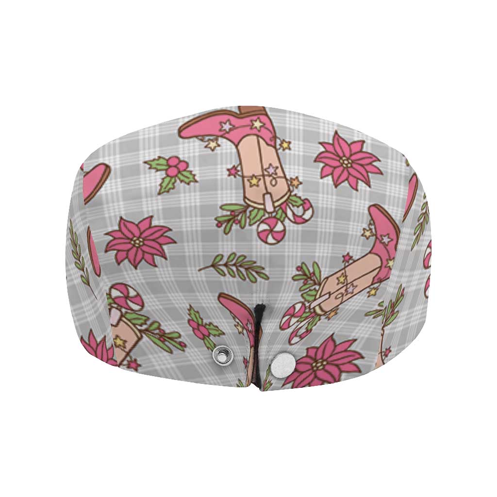 Gray Paniolo Palaka Hawaiian Cowgirl Christmas Jeff Hat - Polynesian Pride