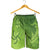 Green Gradient Polynesia Shorts for Men Hawaiian Tribal Hammerhead Shark Tattoo - Polynesian Pride