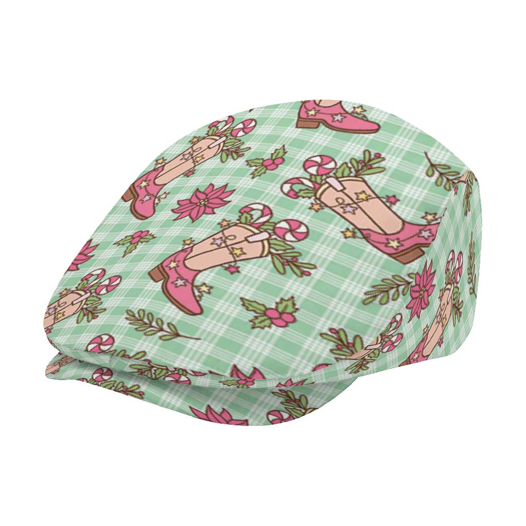 Green Paniolo Palaka Hawaiian Cowgirl Christmas Jeff Hat - Polynesian Pride