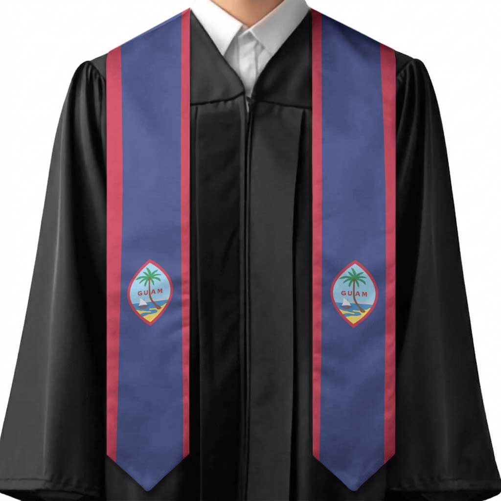 Guam Graduation Stole Flag Style