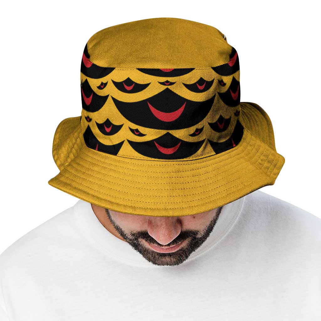 Hawaii Ahu Ula Inspired Bucket Hat Yellow Version LT05 - Polynesian Pride