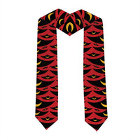 Hawaii Ahu Ula Inspired Graduation Stole Red Version LT05 - Polynesian Pride
