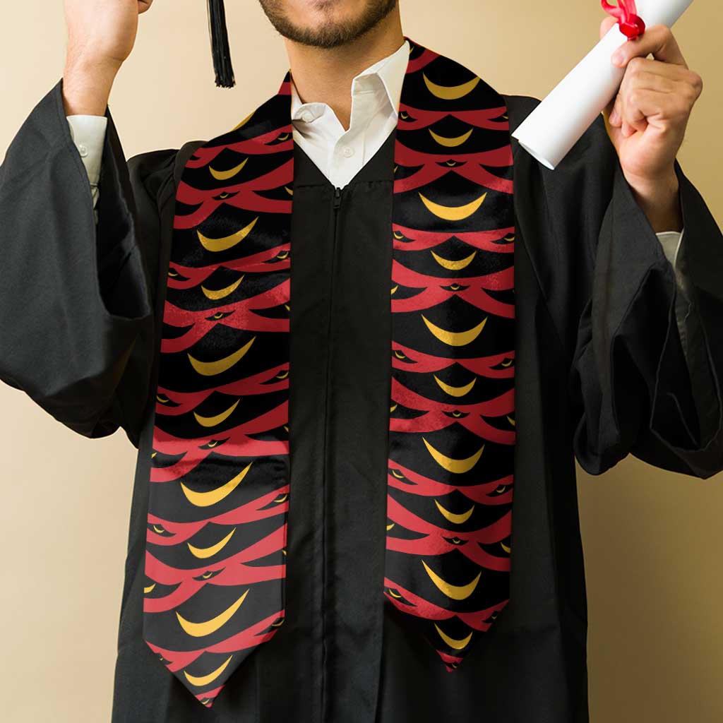 Hawaii Ahu Ula Inspired Graduation Stole Red Version LT05 - Polynesian Pride
