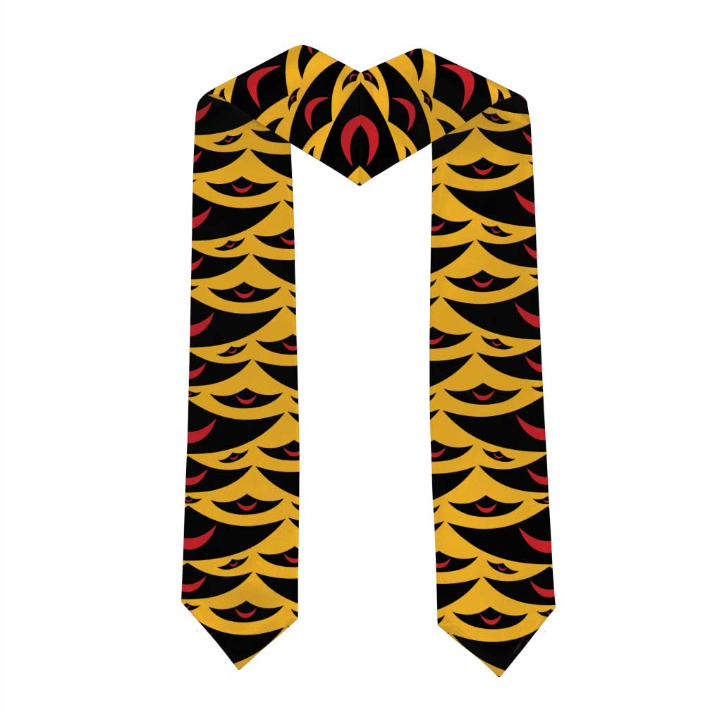 Hawaii Ahu Ula Inspired Graduation Stole Yellow Version LT05 - Polynesian Pride