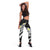 Hawaii Aloha Leggings Plumeria Vintage - Black