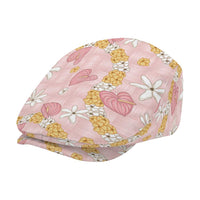 Hawaii Anthurium Tiare Pikake Lei Jeff Hat Akala Lauhala Art Pattern LT01 - Polynesian Pride