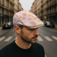 Hawaii Anthurium Tiare Pikake Lei Jeff Hat Akala Lauhala Art Pattern LT01 - Polynesian Pride
