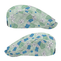 Hawaii Anthurium Tiare Pikake Lei Jeff Hat Omaomao Lauhala Art Pattern LT01 - Polynesian Pride