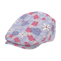 Hawaii Anthurium Tiare Pikake Lei Jeff Hat Poni Lauhala Art Pattern LT01 - Polynesian Pride