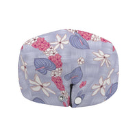 Hawaii Anthurium Tiare Pikake Lei Jeff Hat Poni Lauhala Art Pattern LT01 - Polynesian Pride