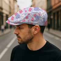 Hawaii Anthurium Tiare Pikake Lei Jeff Hat Poni Lauhala Art Pattern LT01 - Polynesian Pride