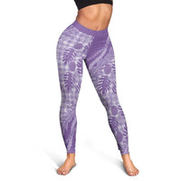 Hawaii Breadfruit Palaka Leggings Poni Maile Lei - Polynesian Pride
