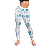 Hawaii Coastal Summer Postcard Leggings LT01 - Polynesian Pride