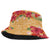 Hawaii Hibiscus Bucket Hat Turtles Tribal Motifs Vintage Floral Style - Polynesian Pride