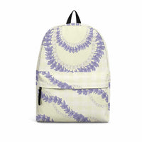 Hawaii Honohono Palaka Motifs Backpack Hawaiian Orchid Lei