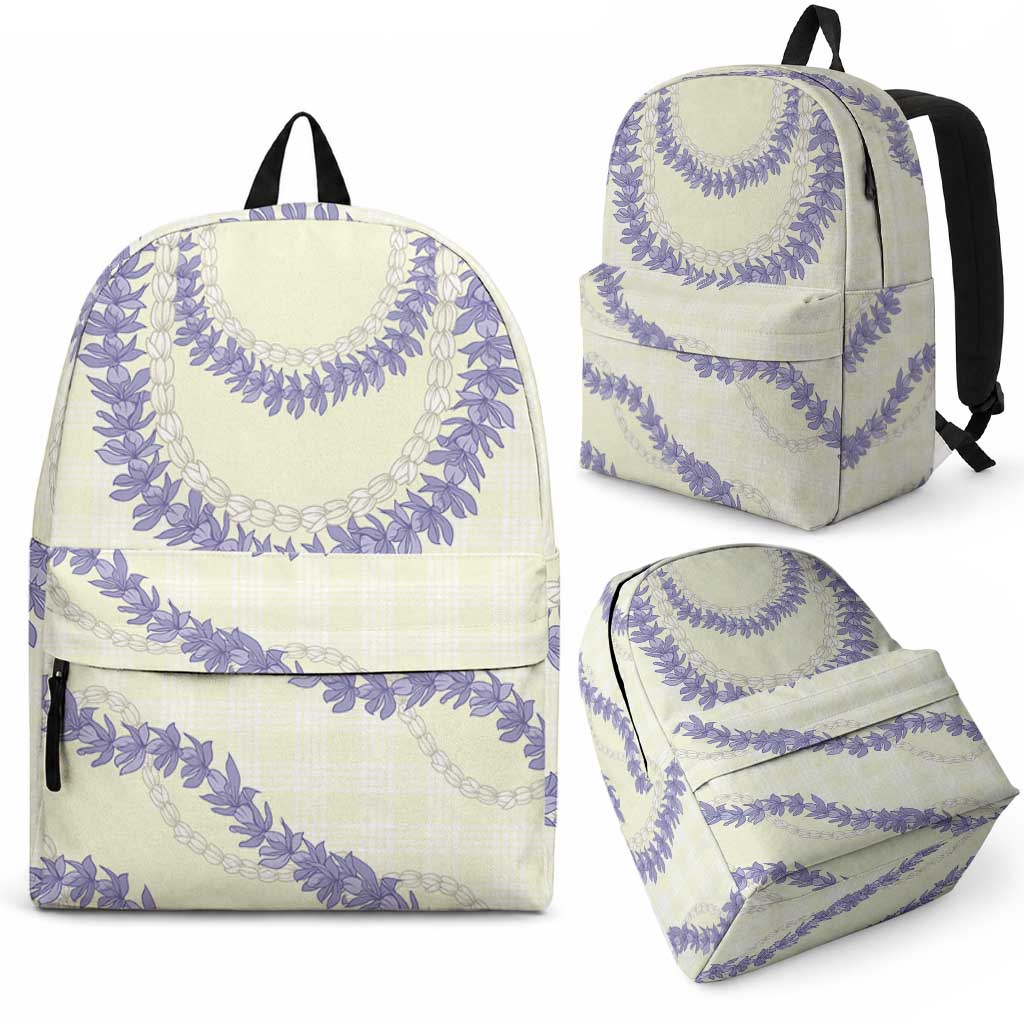 Hawaii Honohono Palaka Motifs Backpack Hawaiian Orchid Lei