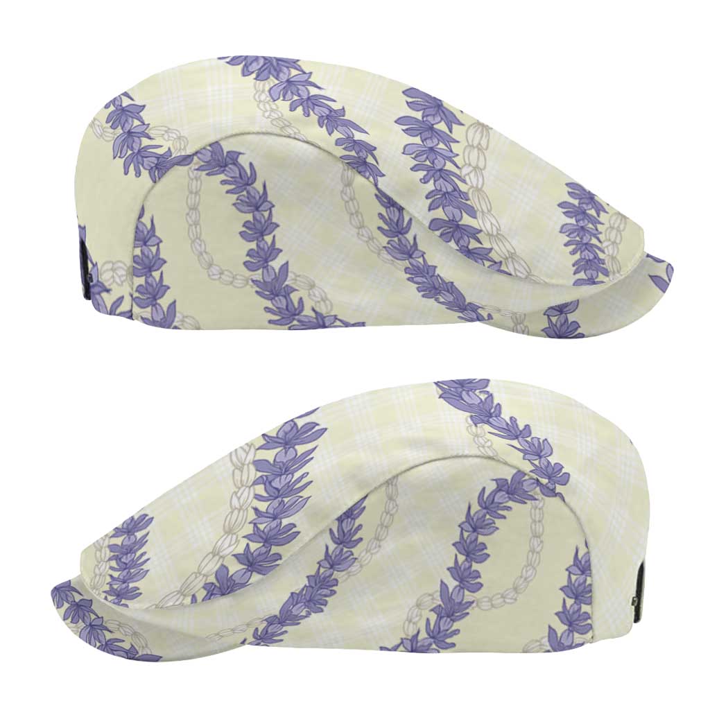 Hawaii Honohono Palaka Motifs Jeff Hat Hawaiian Orchid Lei