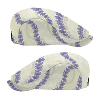 Hawaii Honohono Palaka Motifs Jeff Hat Hawaiian Orchid Lei