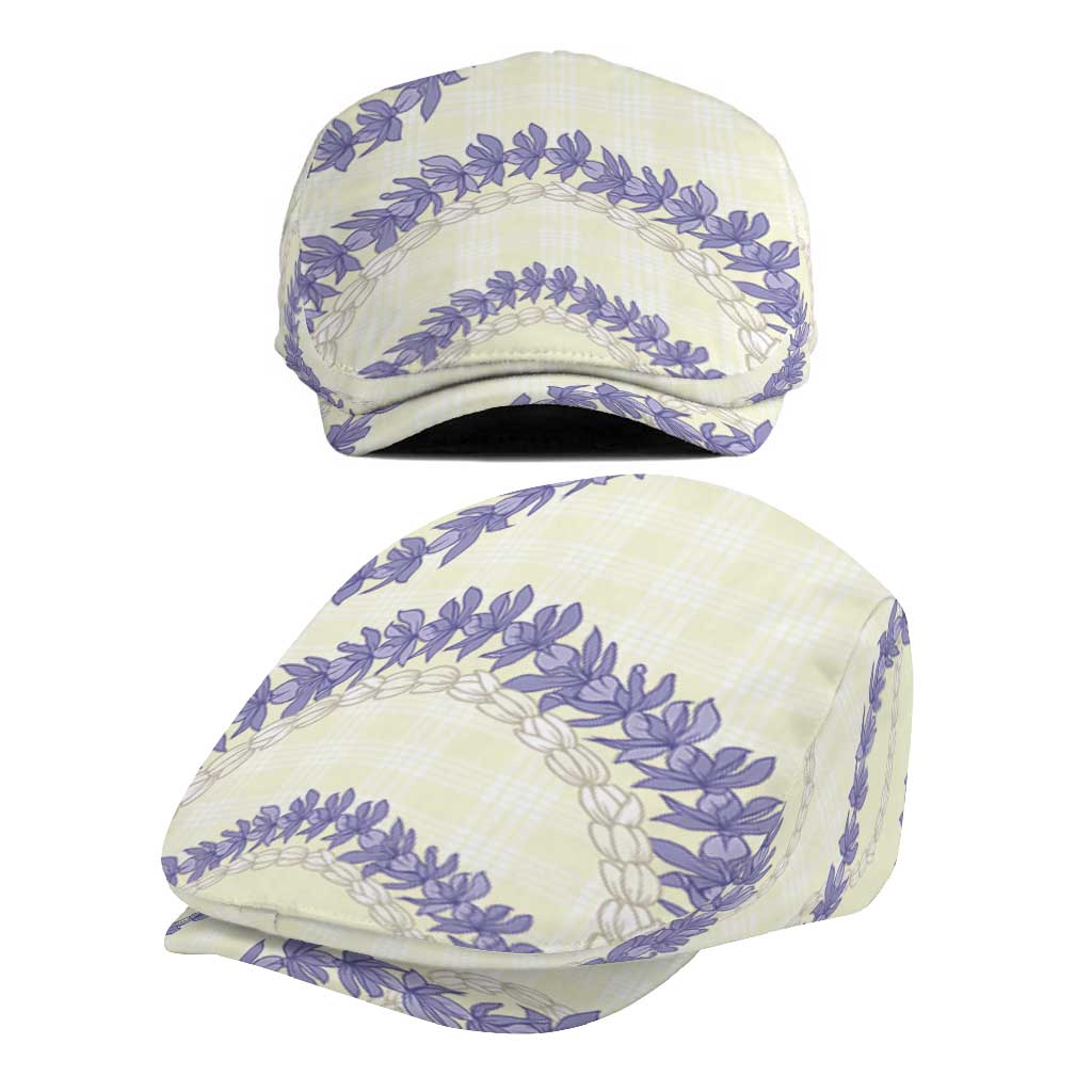 Hawaii Honohono Palaka Motifs Jeff Hat Hawaiian Orchid Lei