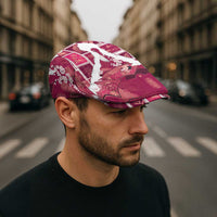 Hawaii Japanese Culture Pink Jeff Hat Spring Cranes Aloha Pattern