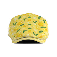 Hawaii Lemon Palaka Jeff Hat Striped Stylized
