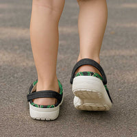 Hawaii Maile Lei Clogs Shoes Aloha Black Color