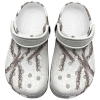 Hawaii Maile Lei Clogs Shoes Aloha The Grey Color