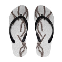 Hawaii Maile Lei Flip Flops Aloha The Grey Color LT03 Grey - Polynesian Pride