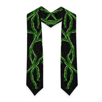 Hawaii Maile Lei Graduation Stole Aloha Black Color
