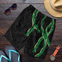 Hawaii Maile Lei Shorts for Men Aloha Black Color