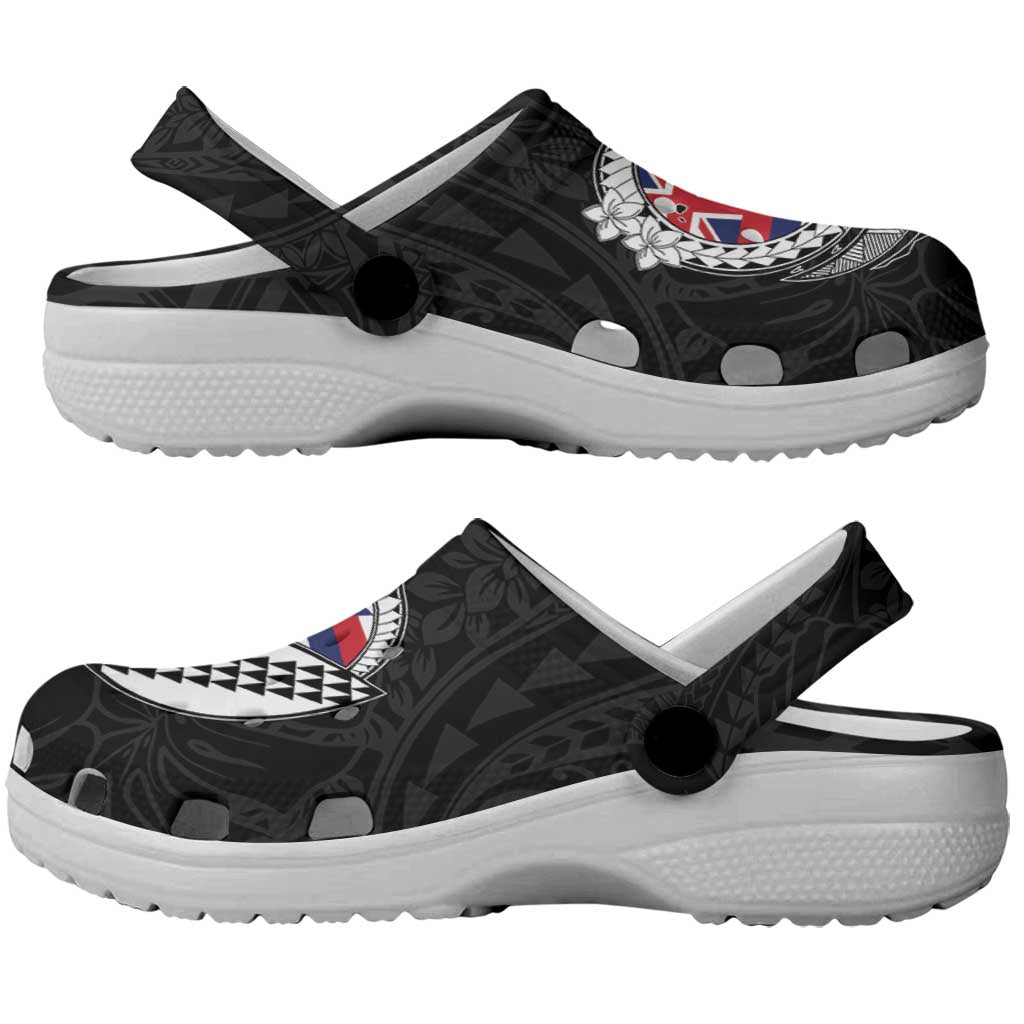Hawaii Map Flag Spirit Clogs Shoes Flag Polynesian Pattern LT01 - Polynesian Pride