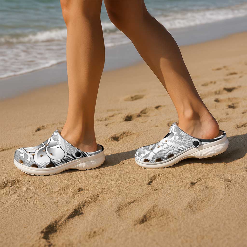 Hawaii Plumeria Lokelani Pikake Lei Clogs Shoes Ele'ele Polynesian Tattoo