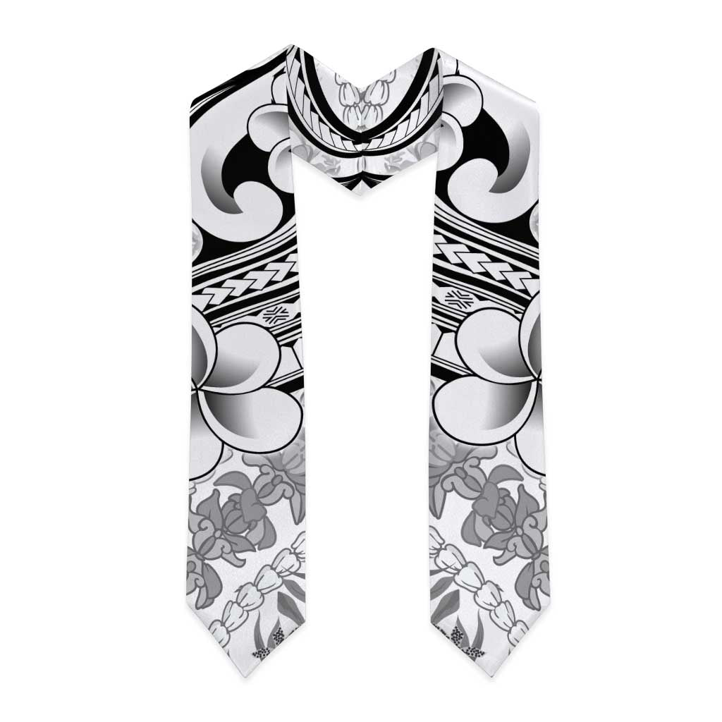 Hawaii Plumeria Lokelani Pikake Lei Graduation Stole Ele'ele Polynesian Tattoo