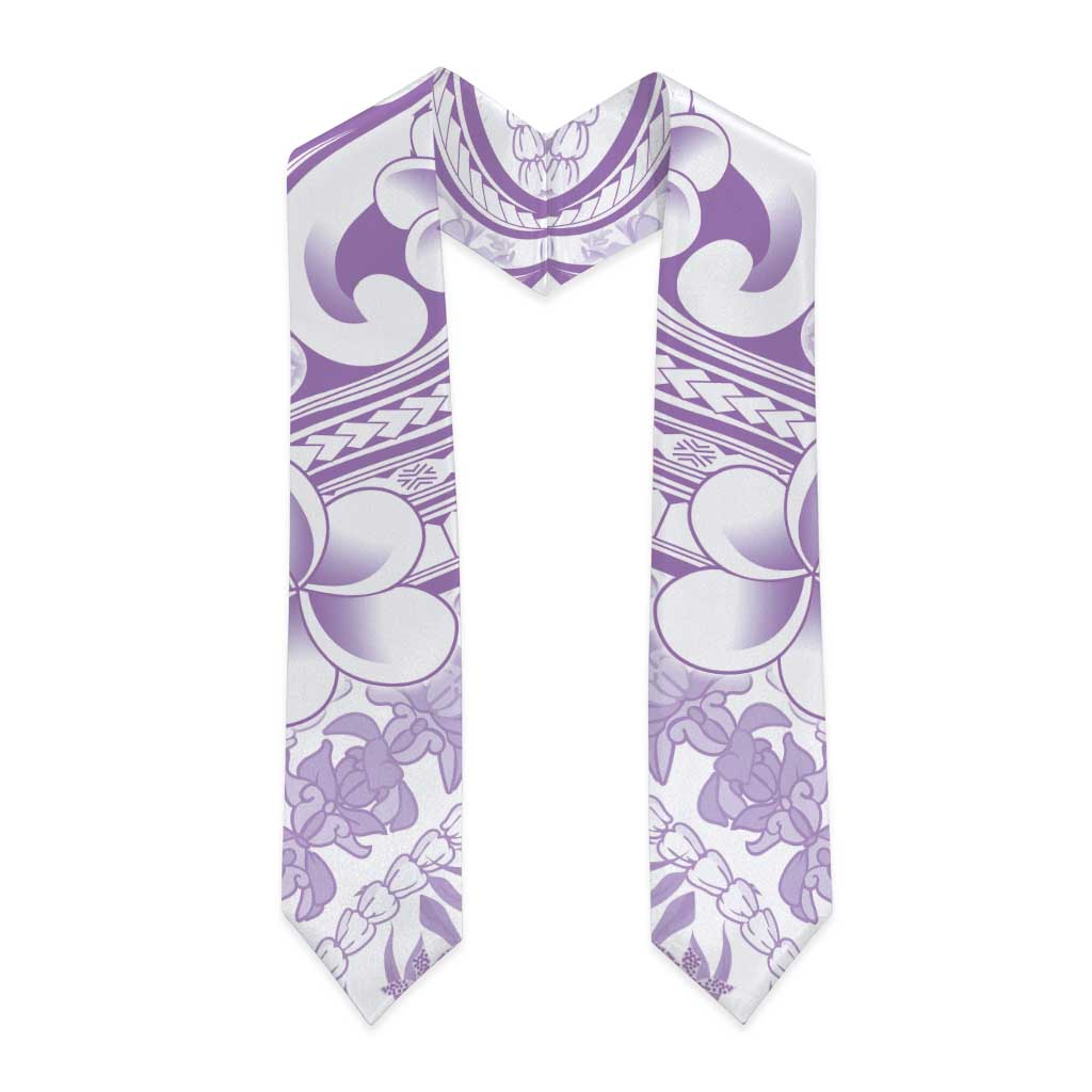 Hawaii Plumeria Lokelani Pikake Lei Graduation Stole Poni Polynesian Tattoo LT9 - Polynesian Pride