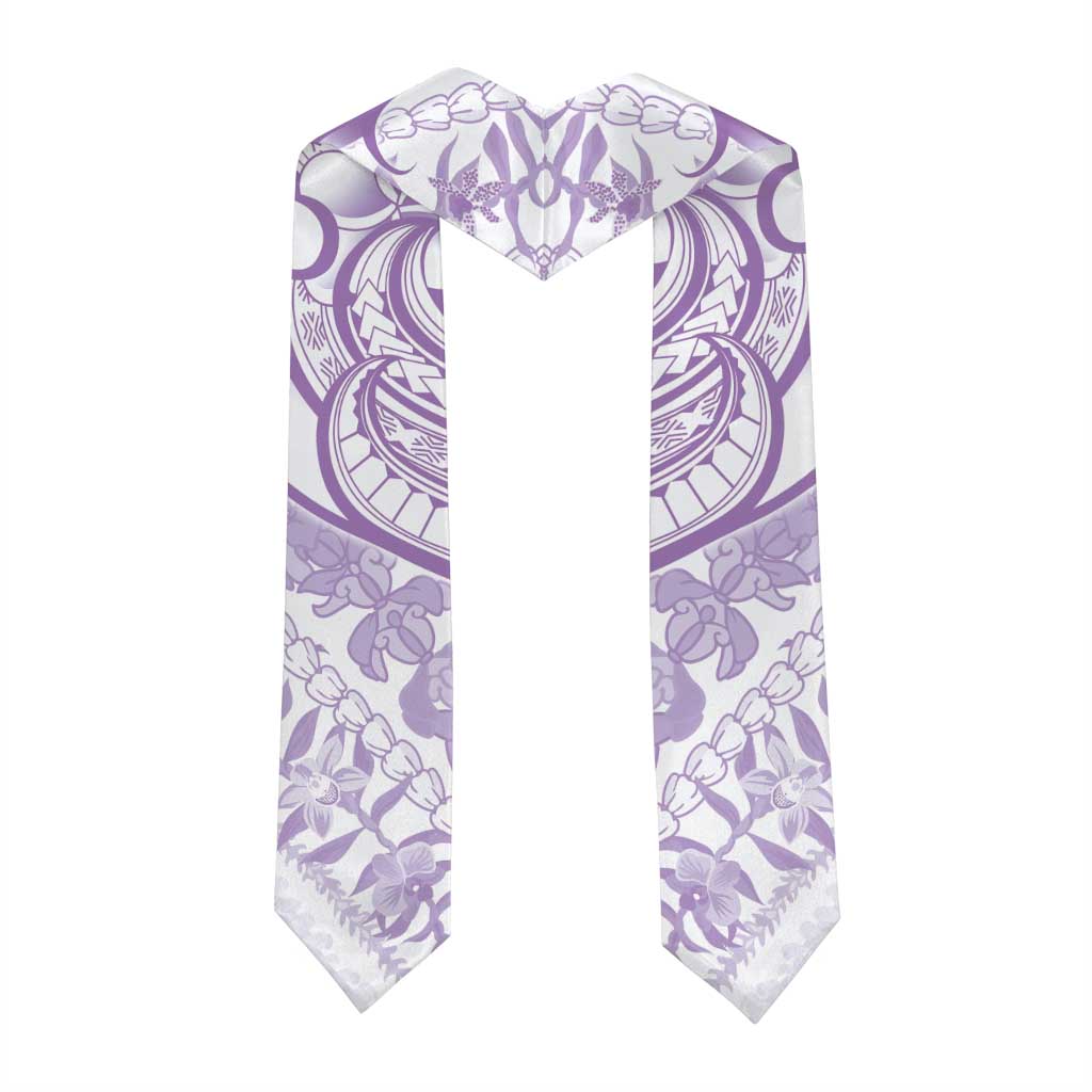 Hawaii Plumeria Lokelani Pikake Lei Graduation Stole Poni Polynesian Tattoo LT9 - Polynesian Pride