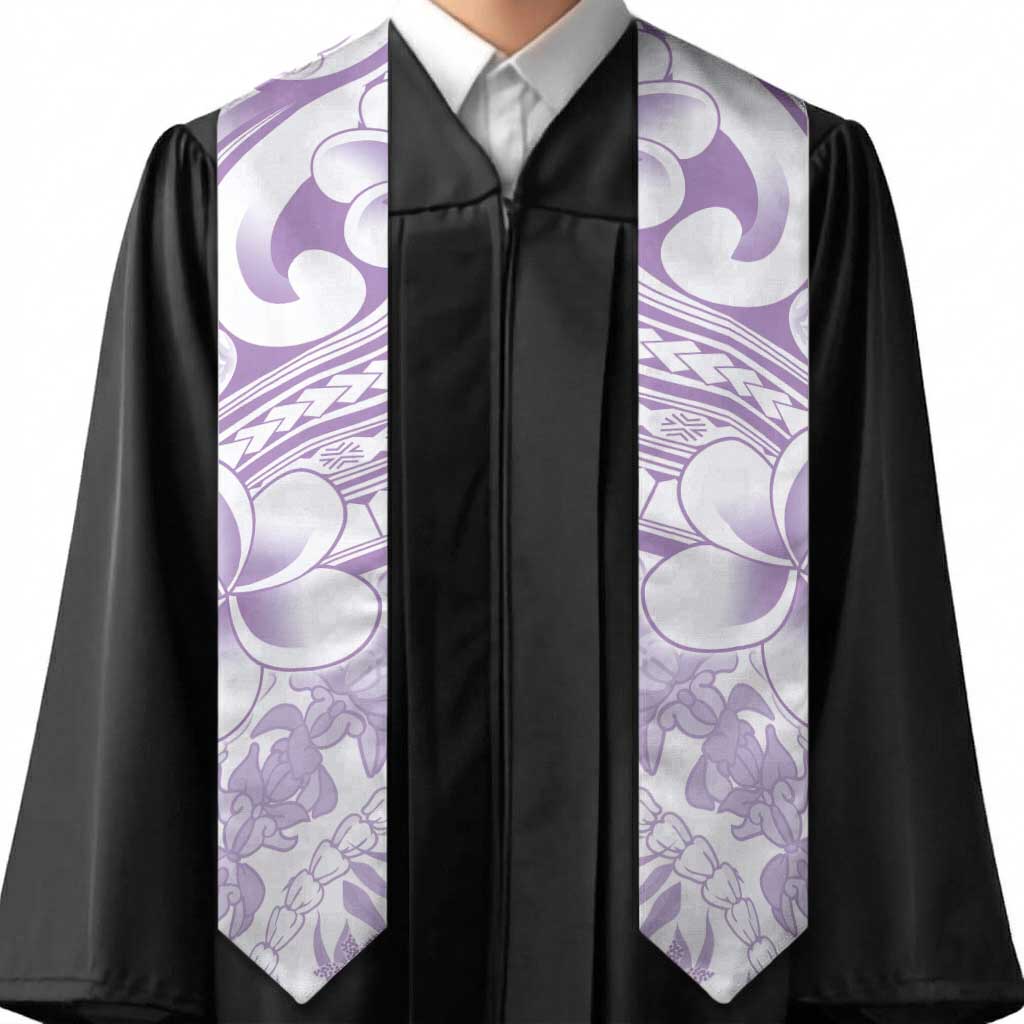 Hawaii Plumeria Lokelani Pikake Lei Graduation Stole Poni Polynesian Tattoo LT9 - Polynesian Pride