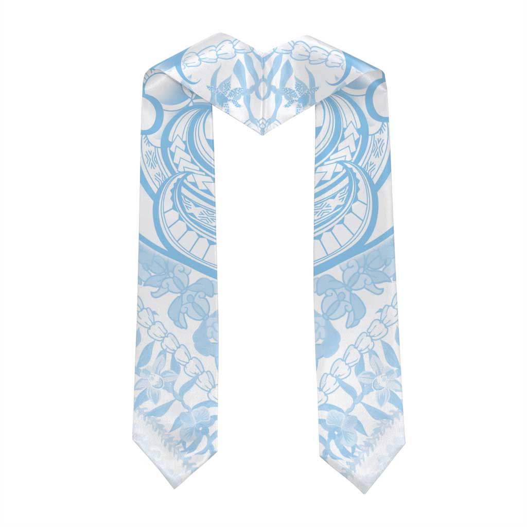 Hawaii Plumeria Lokelani Pikake Lei Graduation Stole Uliuli Polynesian Tattoo LT9 - Polynesian Pride